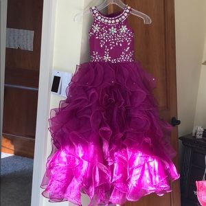 Orchid Girls Pageant Dress Size 7